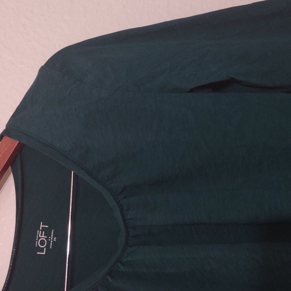 PRE OWNED ANN TAYLOR LOFT FOREST GREEN SIZE XS - Picture 4 of 9
